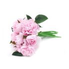 Dekor peonia csokor - rózsaszín - 24 cm 