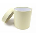  Virág doboz kicsi kerek - Krém - 12x12x12 cm