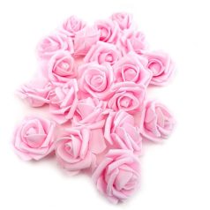 Polyfoam fejvirág 5 - Rózsaszín - 4 cm - 20 db/csomag  