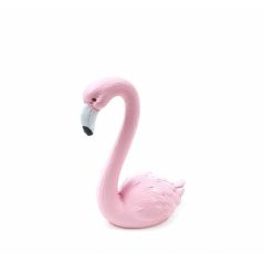  Flamingó figura - 7x4x2,5 cm 