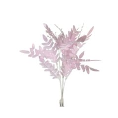 Pasztel levél csokor 1 - Rózsaszín - 55 cm 
