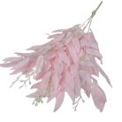 Pasztel levél csokor 2 - Rózsaszín - 55 cm