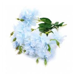 Barackvirág csokor - Kék - 40 cm