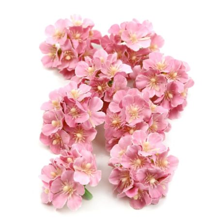 Dekor fejvirág 8 - Rózsaszín  - 7 cm - 8 db/csomag 