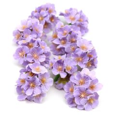 Dekor fejvirág 8 - Lila - 7 cm - 8 db fejvirág/csomag 