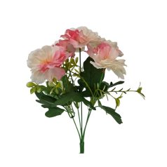 Vegyes színű kicsi csokor 179 - Rózsaszín - 35 cm