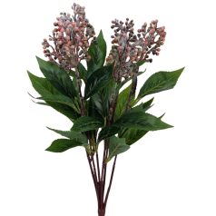 Műzöld 469 - Bordó bogyós - 40 cm 