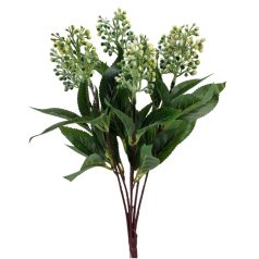 Műzöld 469 - Fehér bogyós - 40 cm