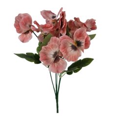 10 fejes árvácska csokor - Lazac - 30 cm  