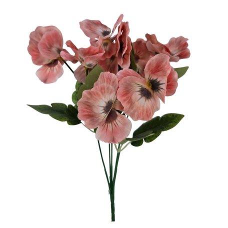 10 fejes árvácska csokor - Lazac - 30 cm  