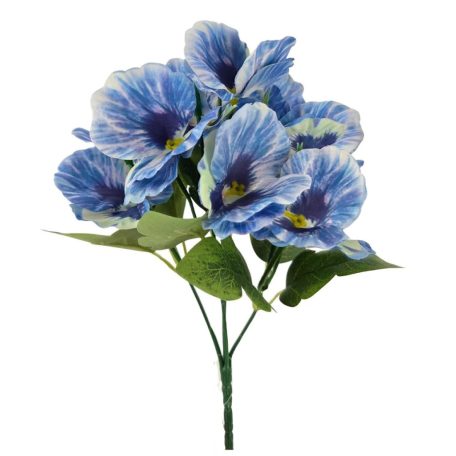 10 fejes árvácska csokor - Kék - 30 cm