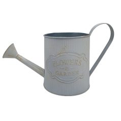 Bordás bádog kanna Flowers&Garden - 14,5x17 cm  