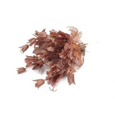  Antik virágos műzöld csokor 2 - Sötét barna - 36 cm