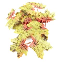   Őszi csomagos levél - L - 10x8 cm - 20 db levélpár/csomag