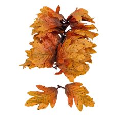   Őszi csomagos levél - E - 8x5 cm - 24 db levél pár/csomag 