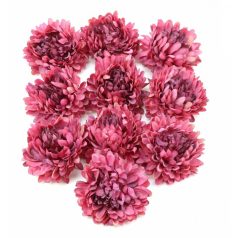 Dekor fejvirág 17 - Antik pink - 6-7 cm - 10 db/csomag 