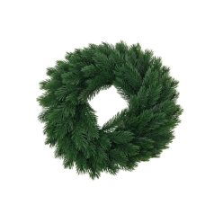 Műfenyő koszorú alap - Natúr - 32 cm