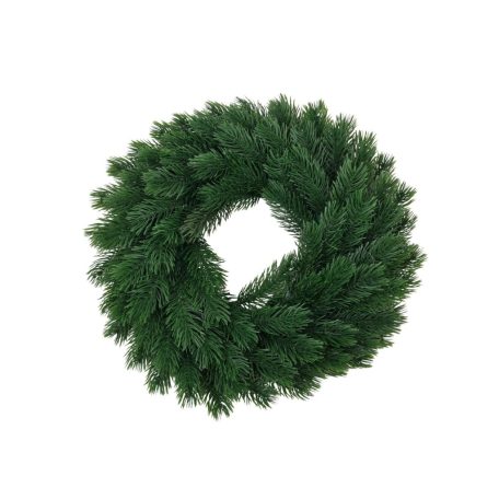 Műfenyő koszorú alap - Natúr - 32 cm