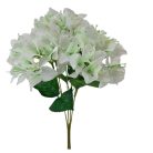 5 ágas bougainvillea csokor - Fehér - 45 cm