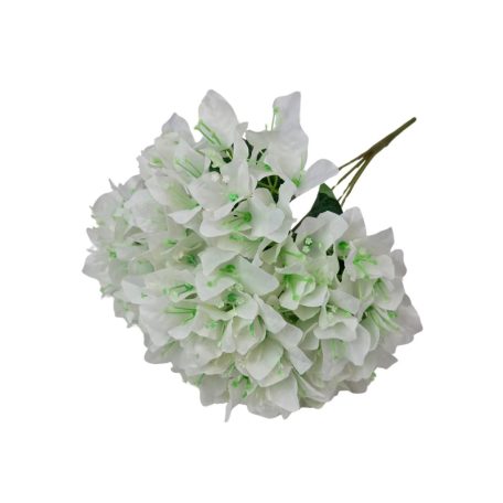 5 ágas bougainvillea csokor - Fehér - 45 cm