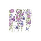 Zöld kiegészítős peonia csokor - Cirmos - 38 cm 