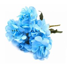  6 ágas hortenzia csokor - Kék - 32 cm