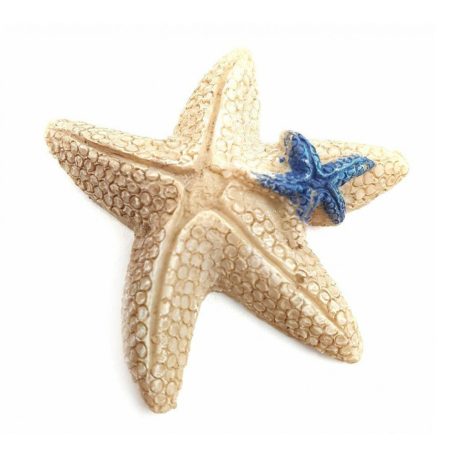  Homok színű tengeri csillag - 5,5x5 cm 