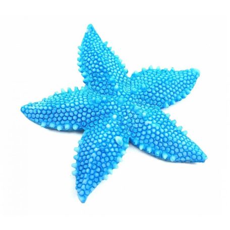  Tüskés tengeri csillag - Kék - 7x7 cm 
