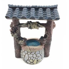   Tündérkert - Két vödrös kő kút - 8x5,5x3,5 cm - Raktáron 