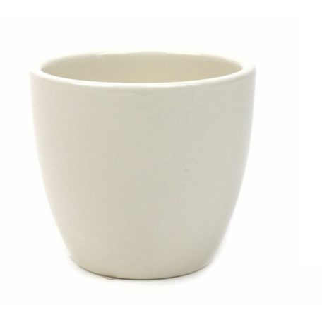 Kerámia kaspó fehér - 8 cm