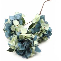 3 fejes hortenzia ág - Kék - 84 cm