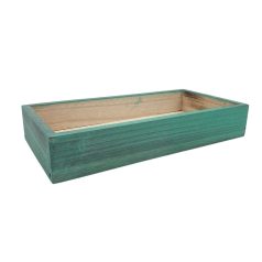  Lapos fa láda - Menta - 30x15x5 cm 