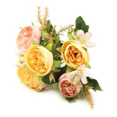  Vegyes színű kicsi csokor 80 -  Barack - 28 cm