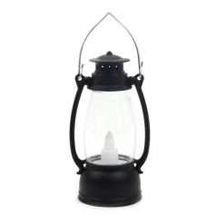 Led lámpás akasztós kicsi - Fekete - 9,5 cm