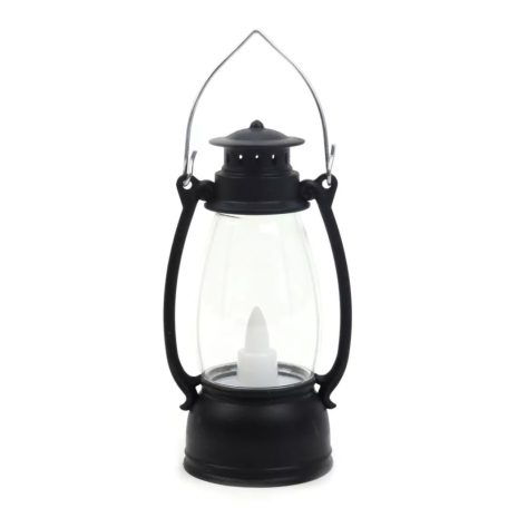Led lámpás akasztós kicsi - Fekete - 9,5 cm