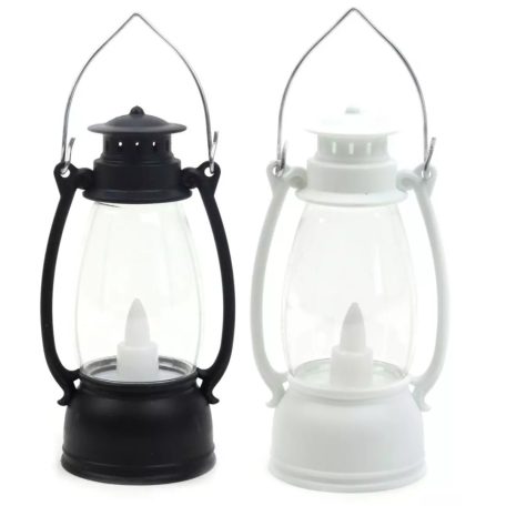 Led lámpás akasztós kicsi - Fekete - 9,5 cm