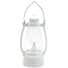 Led akasztós olaj lámpás kicsi - Fehér - 9,5 cm