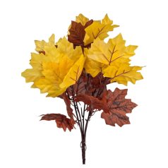 Őszi leveles csokor - Sárga-barna -  38 cm  