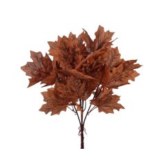 Őszi leveles csokor - Barna -  38 cm  