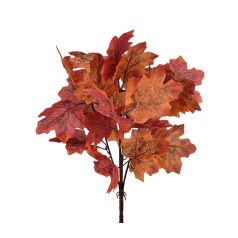 Őszi leveles csokor - Narancs -  38 cm  