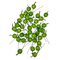 Drótos alma - Zöld - 2 cm - 40 db/csomag