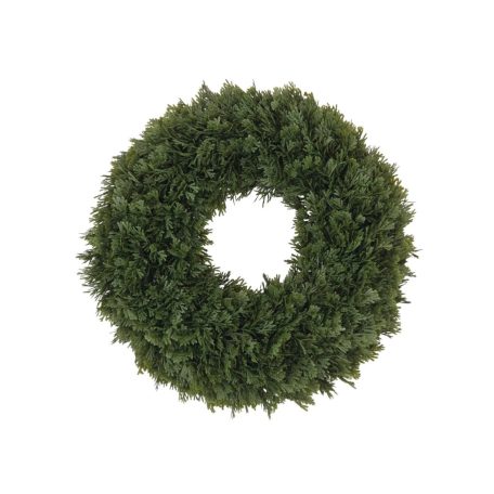 Mű tuja koszorúalap - F – 25 cm/33 cm