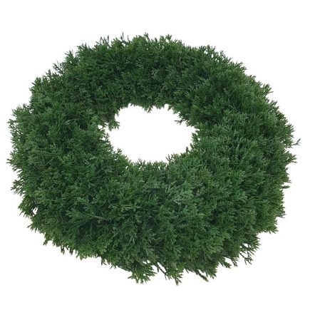 Mű tuja koszorúalap - F – 25 cm/33 cm