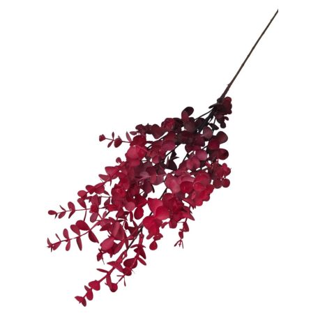 Őszi színátmenetes eukalypthus ág -  Pink-bordó - 79 cm