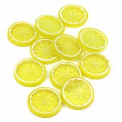  Mű citrom szelet - 5 cm - 11 db /csomag