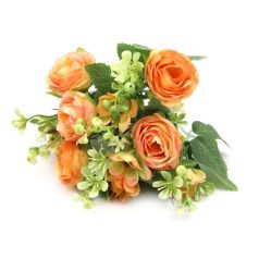 Vegyes színű kicsi csokor 113 - Barack - 27 cm