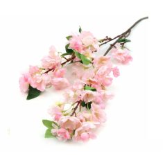  Virágos ág 4 - Rózsaszín - 85 cm