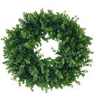 Műzöld koszorú alap 28 - 30 cm alap - 45 cm a teljes átmérő 