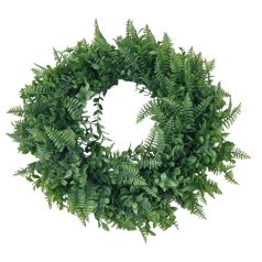   Műzöld koszorú alap 27 - 30 cm alap - 45 cm teljes átmérő 