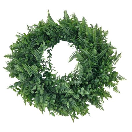 Műzöld koszorú alap 27 - 30 cm alap - 45 cm teljes átmérő 